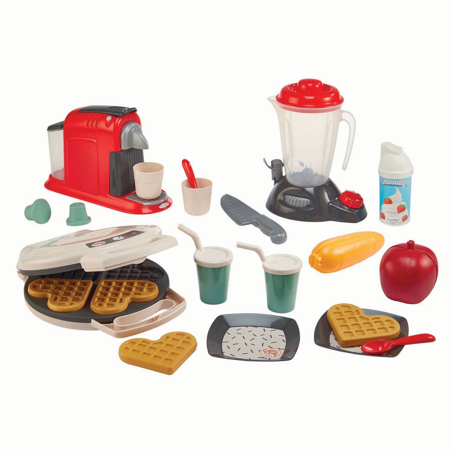 Ecoiffier kitchen appliances - 21 pcs.