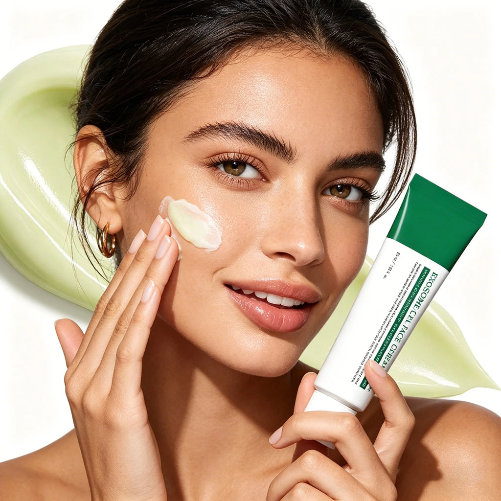 Centella Asiatica Cream Daily Soothing Moisturizing Whitening Anti-Wrinkle Organic Fast-Acting Lightweight Skincare for All Skin
