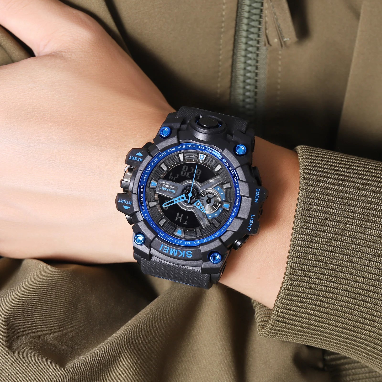 SKMEI  G Style Shock Waterproof Swimming Male Watch Sport Brand Electronic Watch Digital Couple Wristwatches