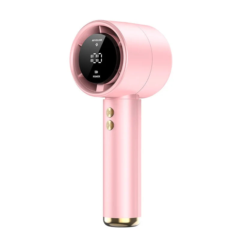 USB迷你便携式100速N68高速手持涡轮风扇家用新型可折叠塑料台式小风扇