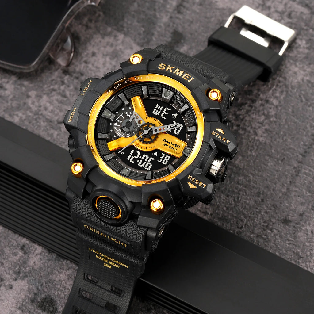 SKMEI  G Style Shock Waterproof Swimming Male Watch Sport Brand Electronic Watch Digital Couple Wristwatches
