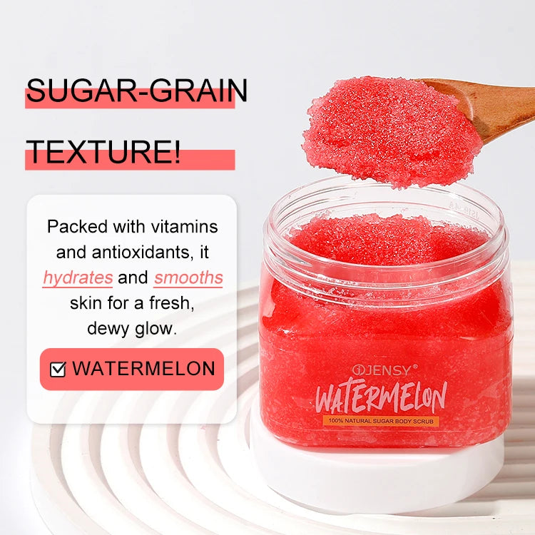 Fast customizationBody Scrub Private Label Skin Care Organic Strawberry Shea Butter Moisturizing Natural Exfoliating Sugar Whitening Body Scrub