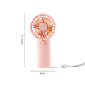 Portable Handheld Personal Pocket Fan Battery Operated Summer Gift for Outdoor Travel in Car or RV Small Plastic Hand Fan