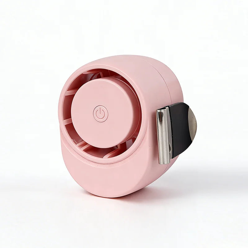 Summer 1200mAh 360 Rotation 25dB High Speed Wearable Portable Waist Clip Silent Mini Turbo Fan Household & Car Outdoor