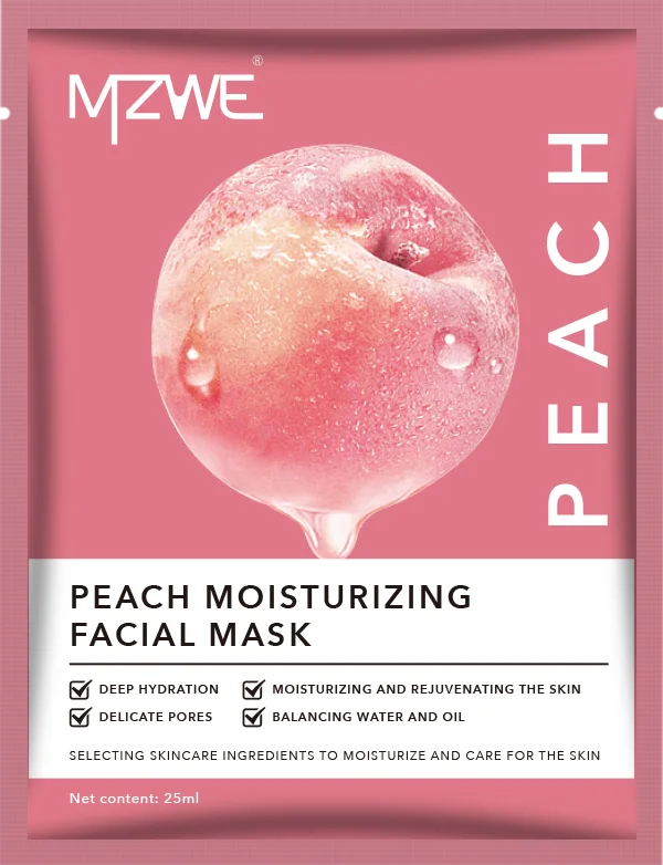 Wholesale OEM/ODM Private Label Best Brightening Hydrating Sheet Facial Mask Skin Care Oil Control Vitamin C Fruit Face Mask