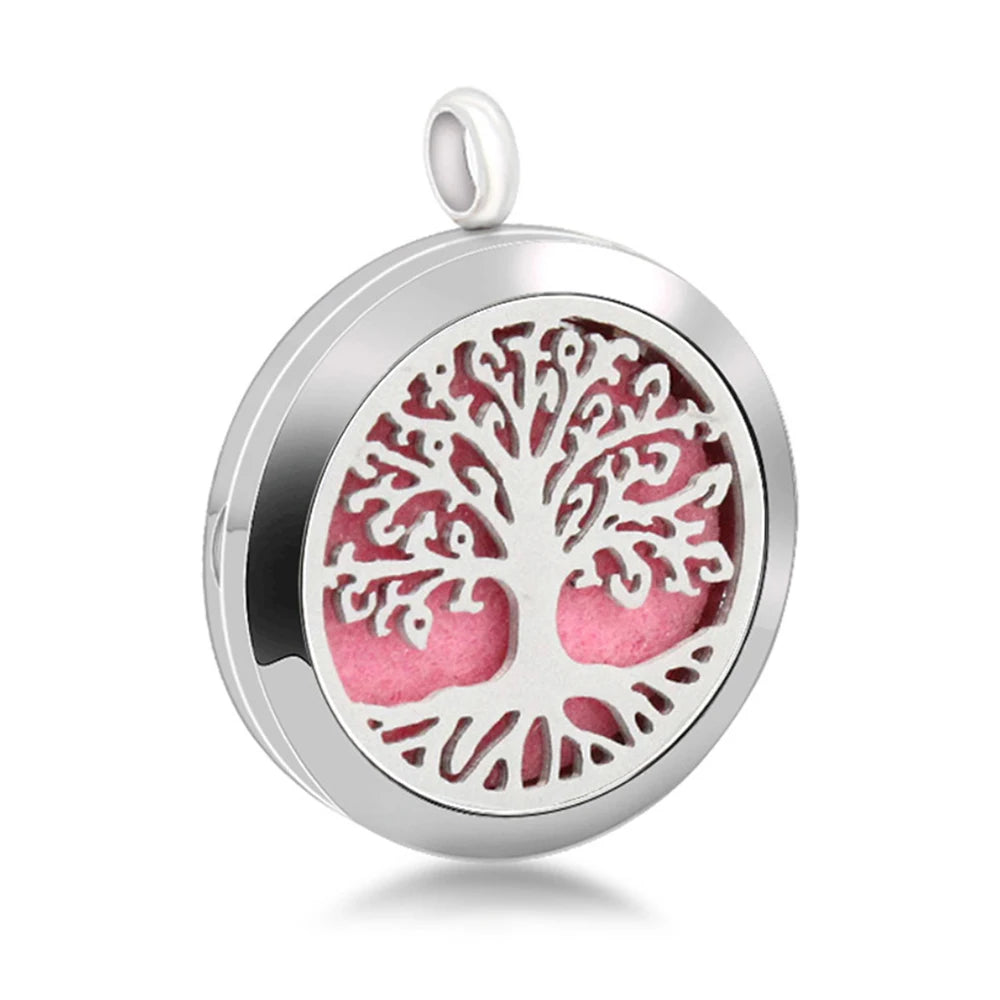 Essential Oil Diffuser Necklace – Stainless Steel Life Tree Pendant

Bring calm and elegance wherever you go with this beautifully crafted Life Tree aromatherapy pendant.