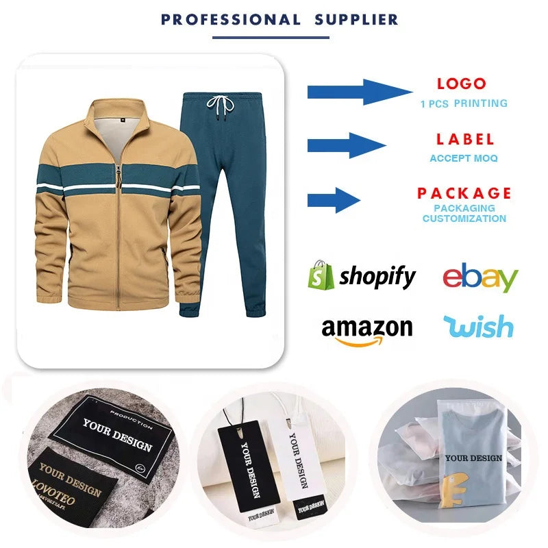 Wholesale Custom Men's Sports Compression Running Suit O-Neck Training Fitness Wear with 3D Print Set