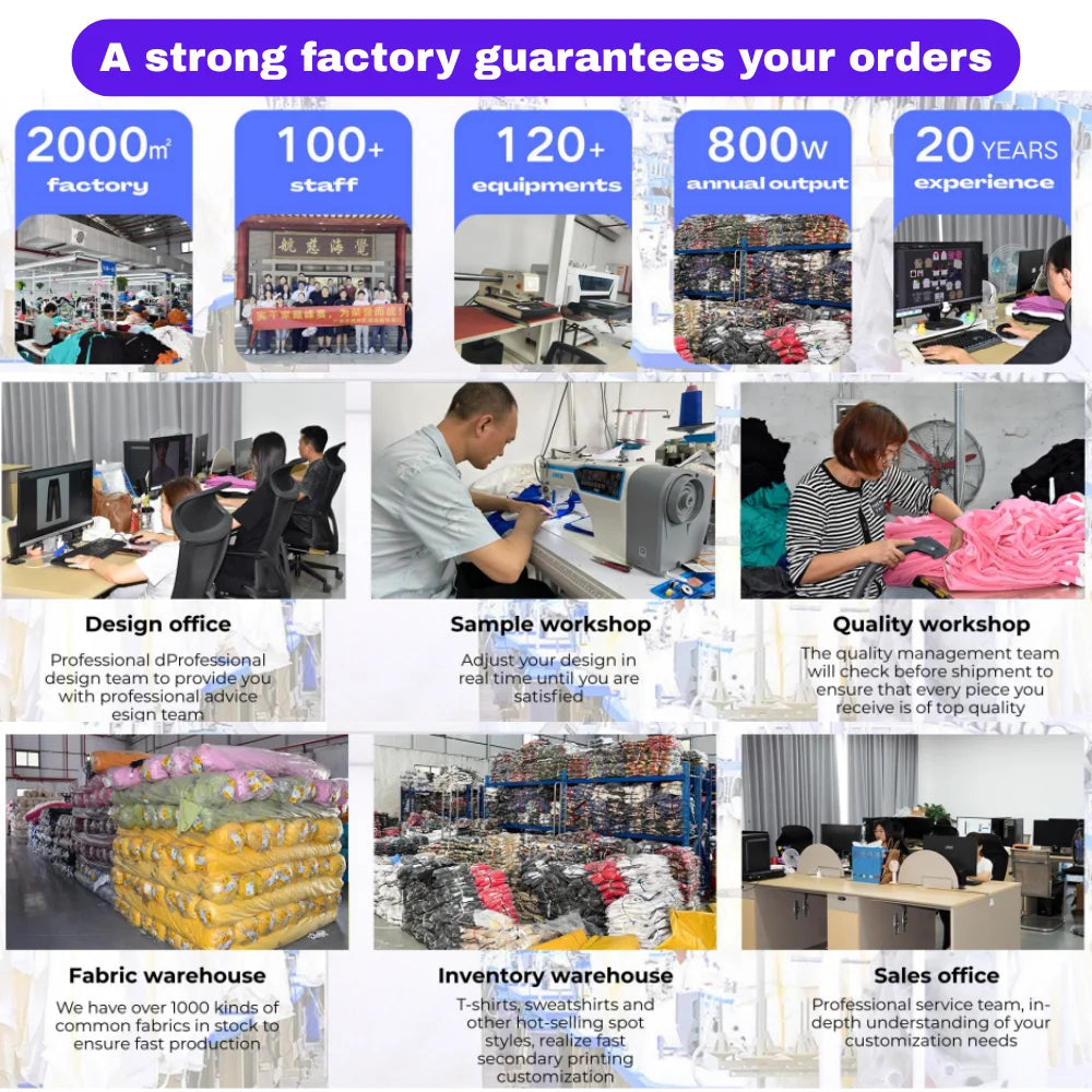 ODM OEM Custom Logo Streetwear Clothing Manufacturers Brand T Shirt Hoodies Sweatshirt Clothes Jacket Sweater Shorts Tracksuit