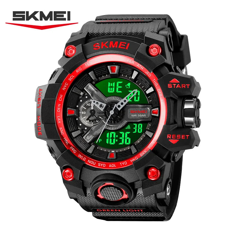 SKMEI  G Style Shock Waterproof Swimming Male Watch Sport Brand Electronic Watch Digital Couple Wristwatches