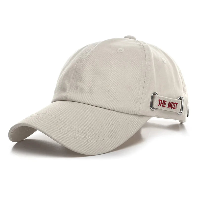 High Quality Korean Letters Versatile Casual Baseball Cap Summer Sunshade Trucker Hat for Men and Women