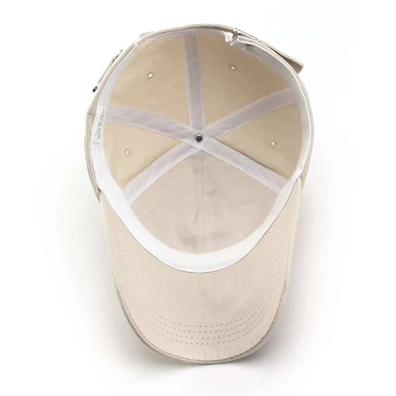 High Quality Korean Letters Versatile Casual Baseball Cap Summer Sunshade Trucker Hat for Men and Women