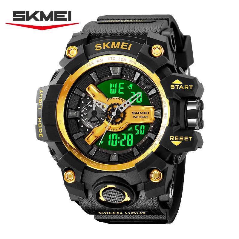 SKMEI  G Style Shock Waterproof Swimming Male Watch Sport Brand Electronic Watch Digital Couple Wristwatches