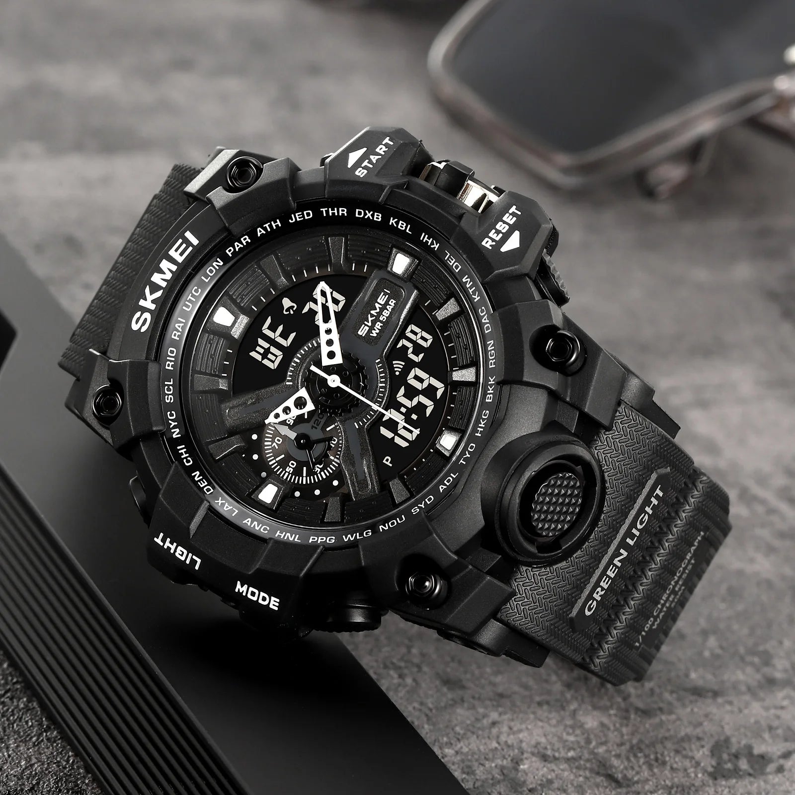 SKMEI  G Style Shock Waterproof Swimming Male Watch Sport Brand Electronic Watch Digital Couple Wristwatches