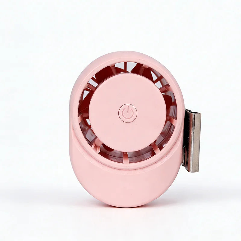 Summer 1200mAh 360 Rotation 25dB High Speed Wearable Portable Waist Clip Silent Mini Turbo Fan Household & Car Outdoor