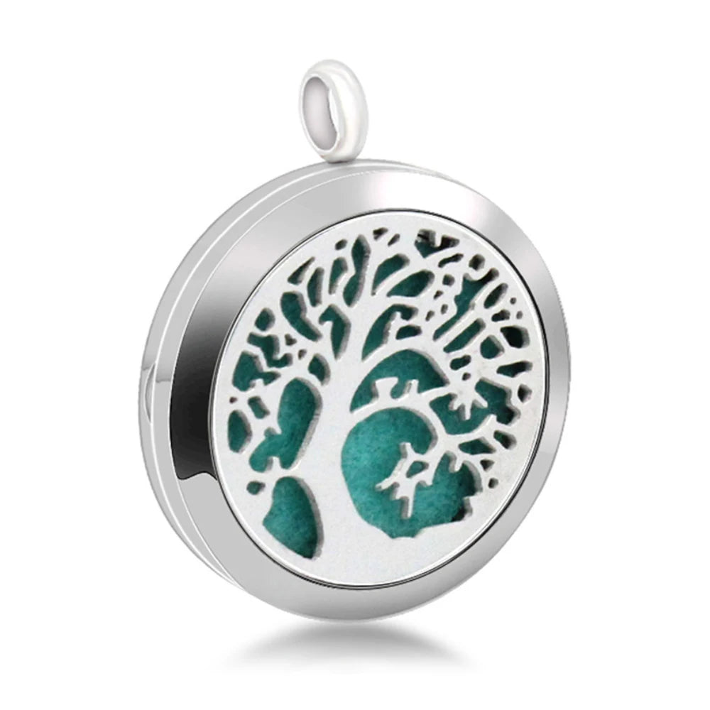 Essential Oil Diffuser Necklace – Stainless Steel Life Tree Pendant

Bring calm and elegance wherever you go with this beautifully crafted Life Tree aromatherapy pendant.