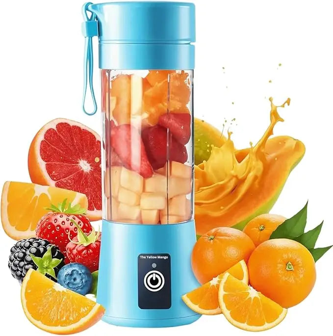 Electric Personal Travel Sports Portable Blender Juice Maker Portable USB Blender USB Rechargeable Mini 380ml Fruit Juicer