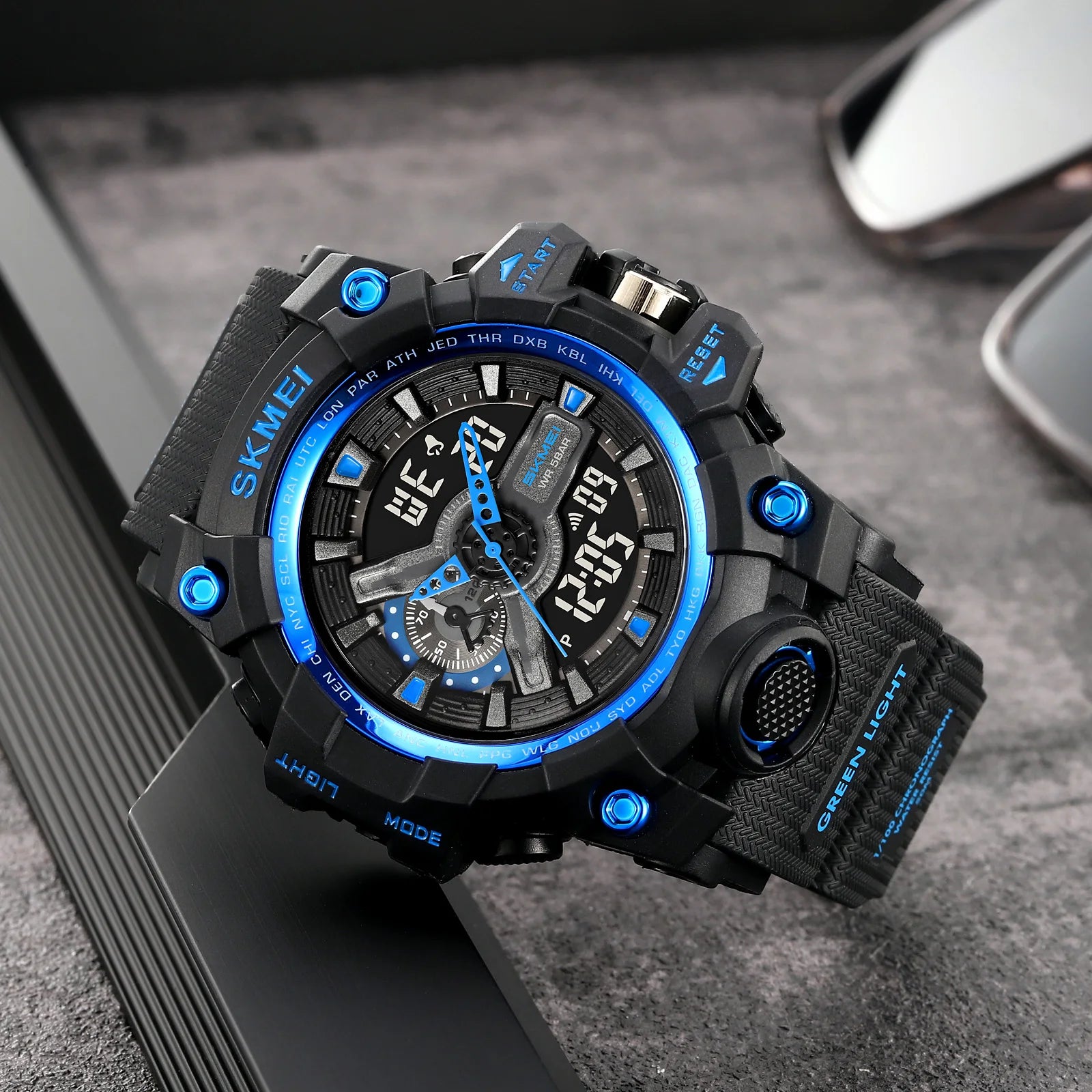 SKMEI  G Style Shock Waterproof Swimming Male Watch Sport Brand Electronic Watch Digital Couple Wristwatches