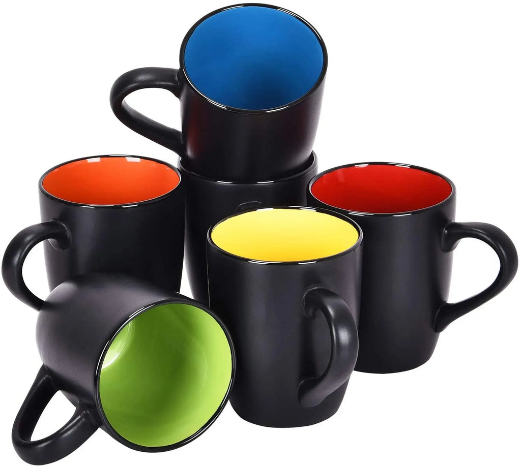 Wholesale Solid Color Mug Customized Stoneware Coffee Mug for Ceramic European Style Color