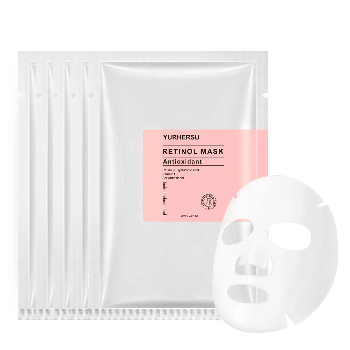 Retinol Skincare Set Anti-Aging Kit with Cream Serum Eye Cream Anti-Wrinkle Cleanser Serum Moisturizer