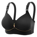 OEM Plus Size Women's Bra Can Be Adjusted With Smooth Fabric Without Rims and High Quality Gathered Underwear.