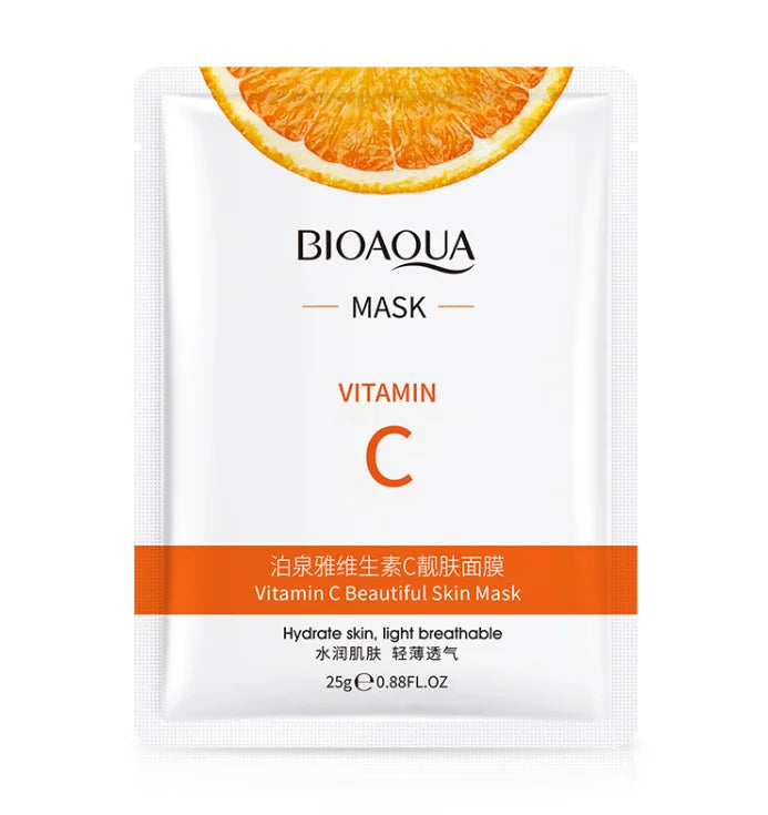OEM Korean Face Skin Care Moisturizing Sheet Mask Private Label Natural Plant Fruit Foil Serum Collagen Facial Mask