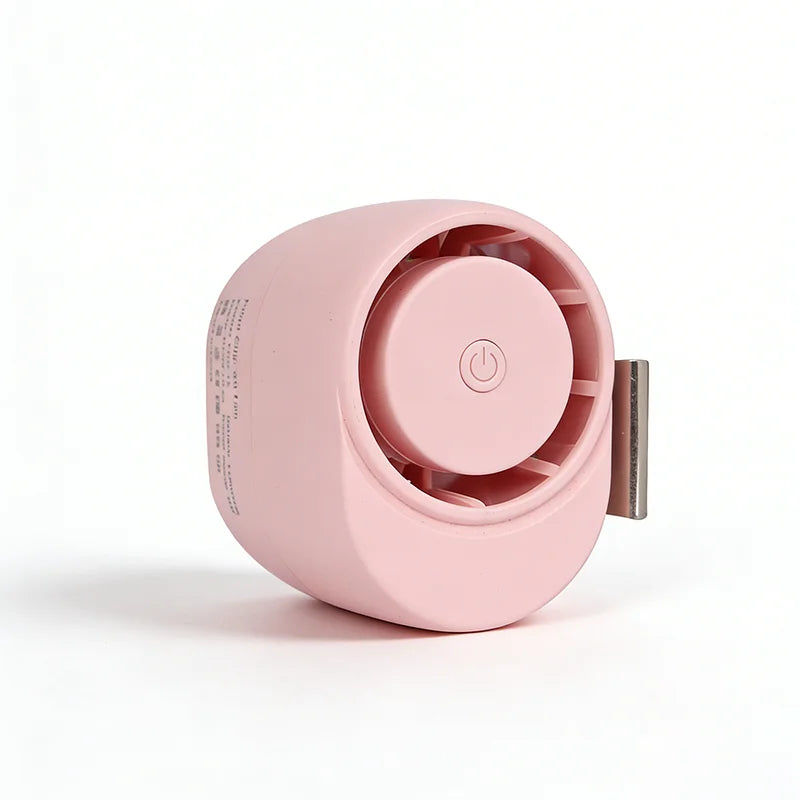 Summer 1200mAh 360 Rotation 25dB High Speed Wearable Portable Waist Clip Silent Mini Turbo Fan Household & Car Outdoor