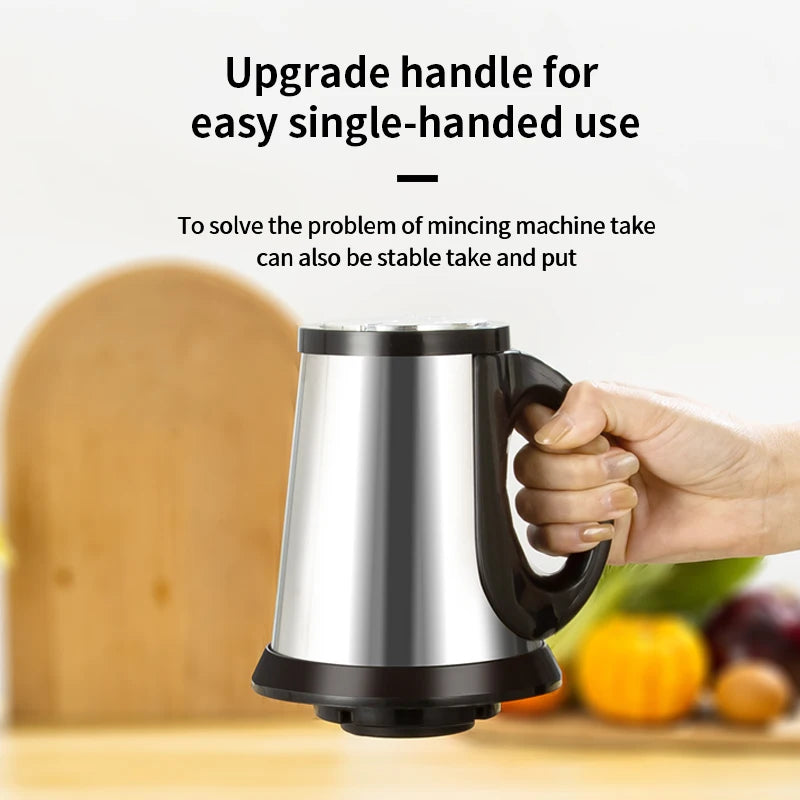 Multifunctional Kitchen Home 2L 3L 5L Food Vegetable Meat Chopper Stainless Steel Mini Meat Mincer Electric Meat Grinders