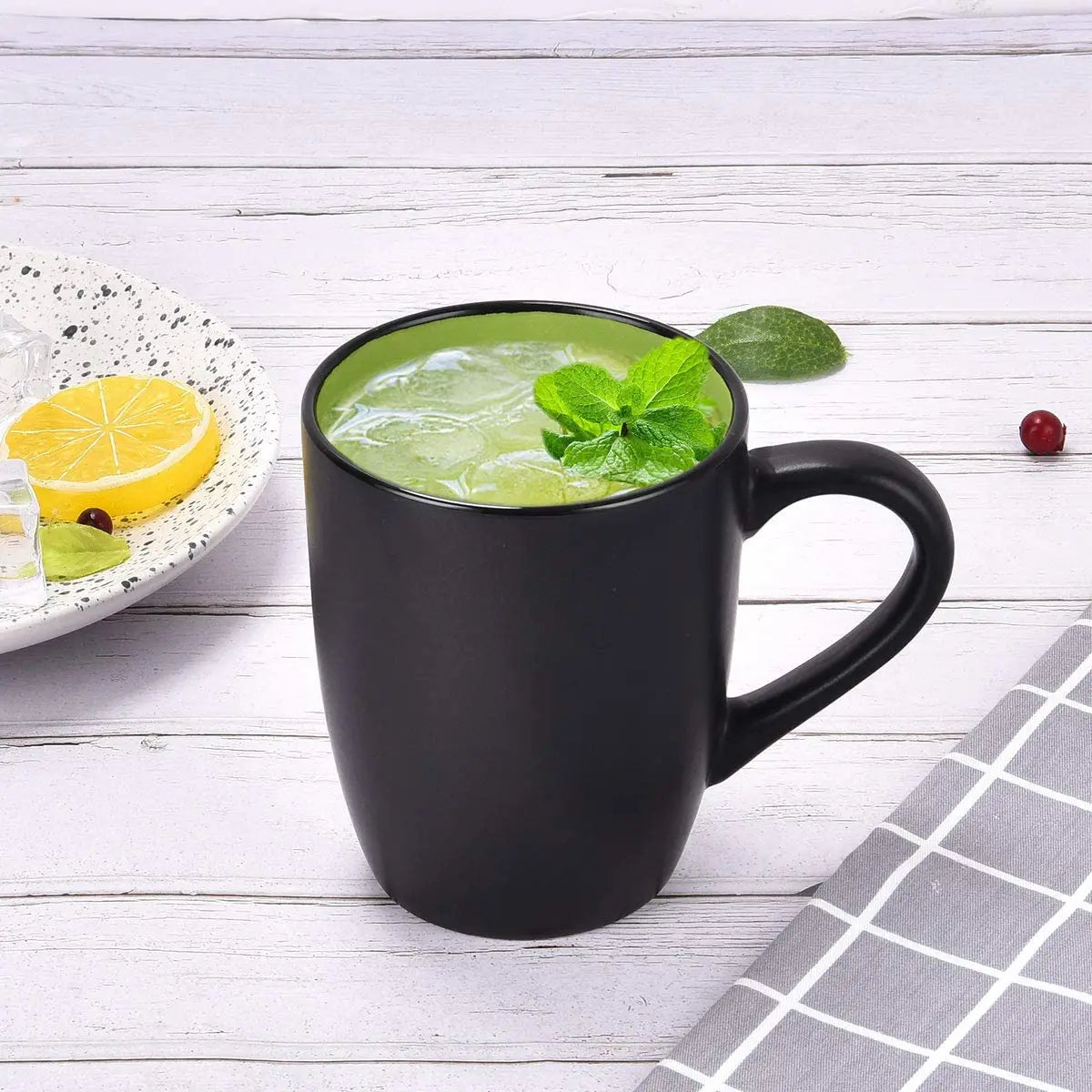 Wholesale Solid Color Mug Customized Stoneware Coffee Mug for Ceramic European Style Color