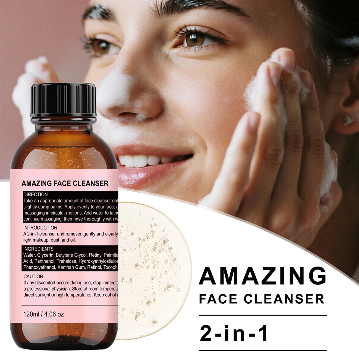 Retinol Skincare Set Anti-Aging Kit with Cream Serum Eye Cream Anti-Wrinkle Cleanser Serum Moisturizer