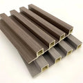 WPC Fluted Wall Panel 3D PVC Wood Alternative Outdoor/Commercial/Kitchen/Gym Panels Plastic Traditional Style for Kids