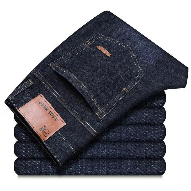 Jeans Factory Direct Sales Summer and Autumn New Slim Straight Boys Trousers Casual Breathable Wear Men's Pants Denim Jeans