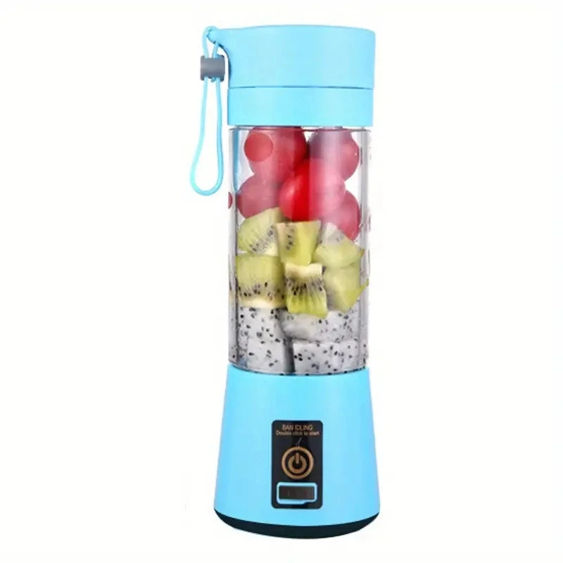 Electric Personal Travel Sports Portable Blender Juice Maker Portable USB Blender USB Rechargeable Mini 380ml Fruit Juicer