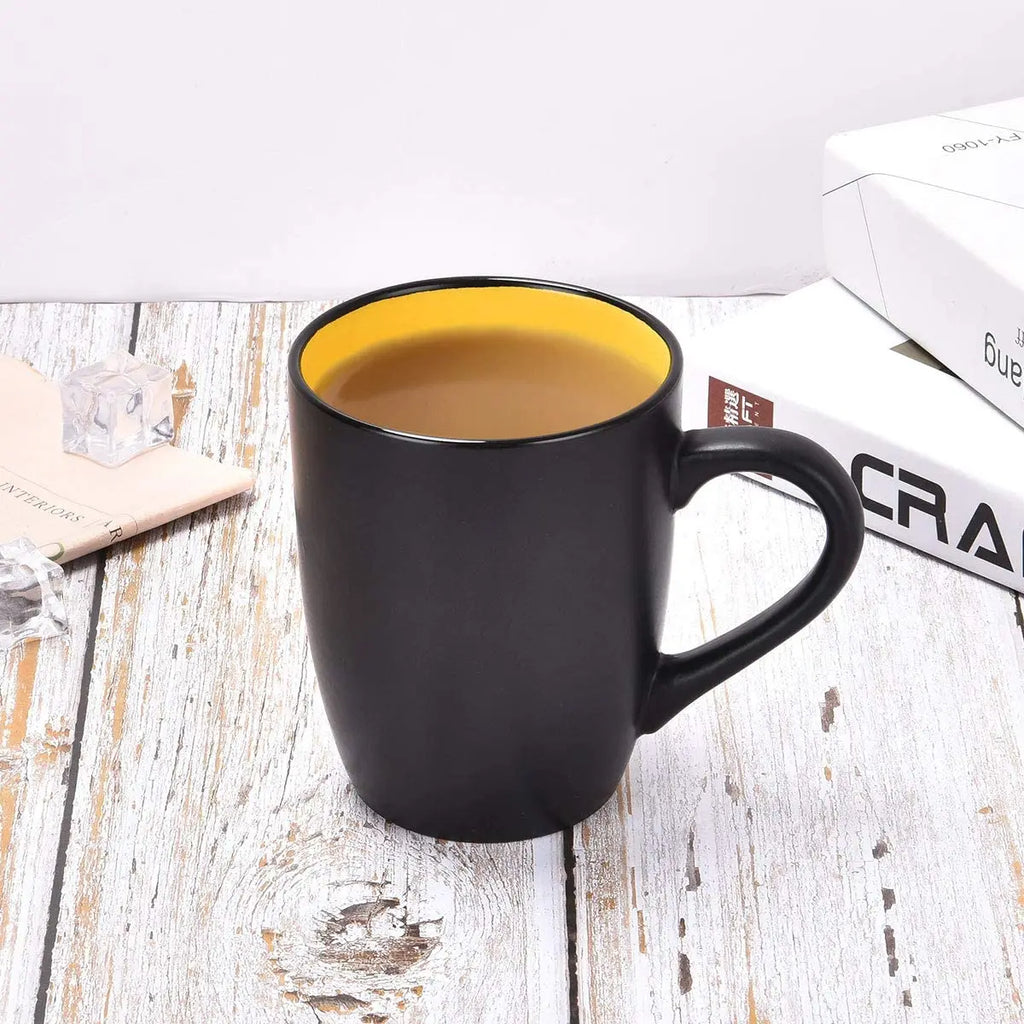Wholesale Solid Color Mug Customized Stoneware Coffee Mug for Ceramic European Style Color
