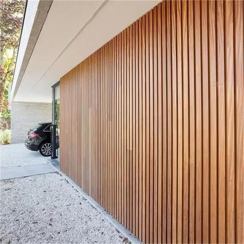 WPC Fluted Wall Panel 3D PVC Wood Alternative Outdoor/Commercial/Kitchen/Gym Panels Plastic Traditional Style for Kids