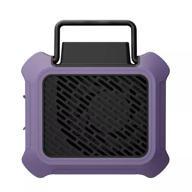 HEBRON 3-Speed Power Bank Waist Multifunctional USB Portable Mini Hanging Fan for Home Car RV
