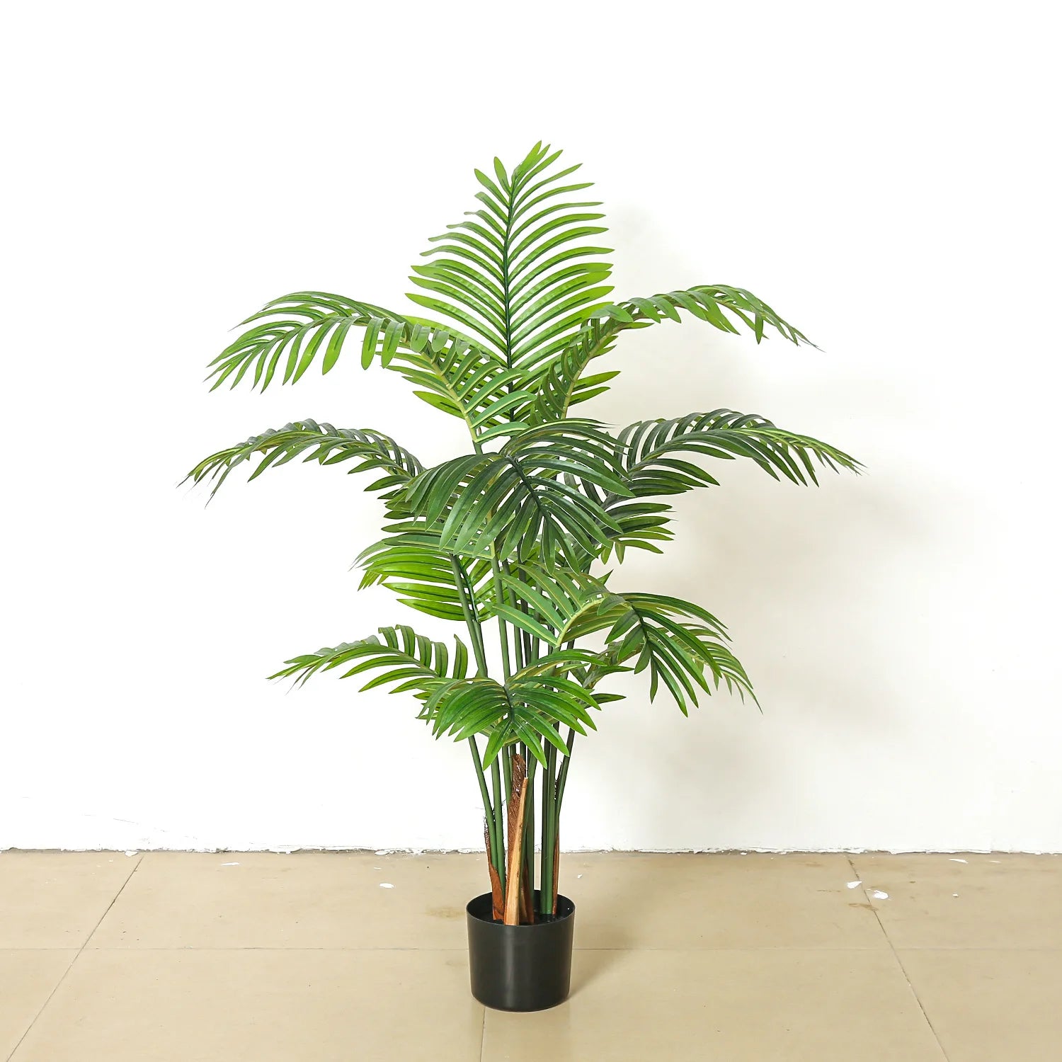 Simulation Palm Trees Areca Palm Fake Potted Plants Floor-Standing Home Interior Decoration Fake Trees Artificial Green Plants
