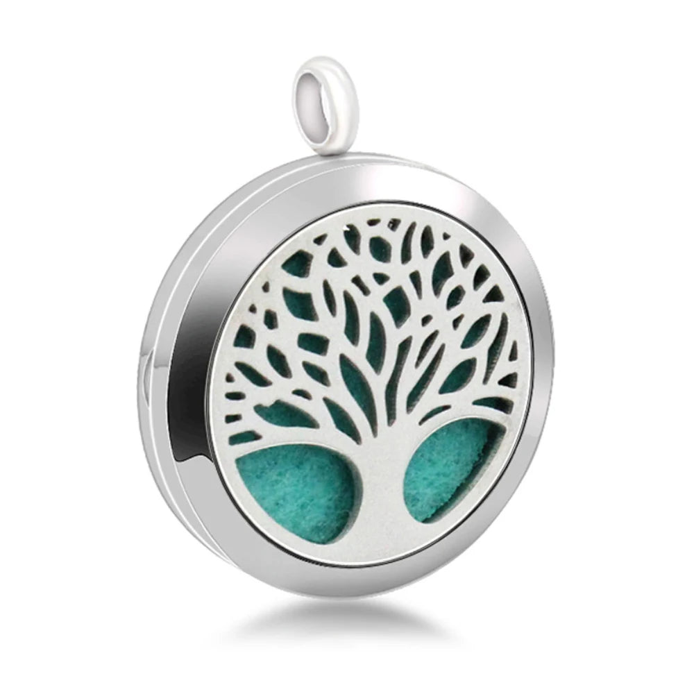 Essential Oil Diffuser Necklace – Stainless Steel Life Tree Pendant

Bring calm and elegance wherever you go with this beautifully crafted Life Tree aromatherapy pendant.