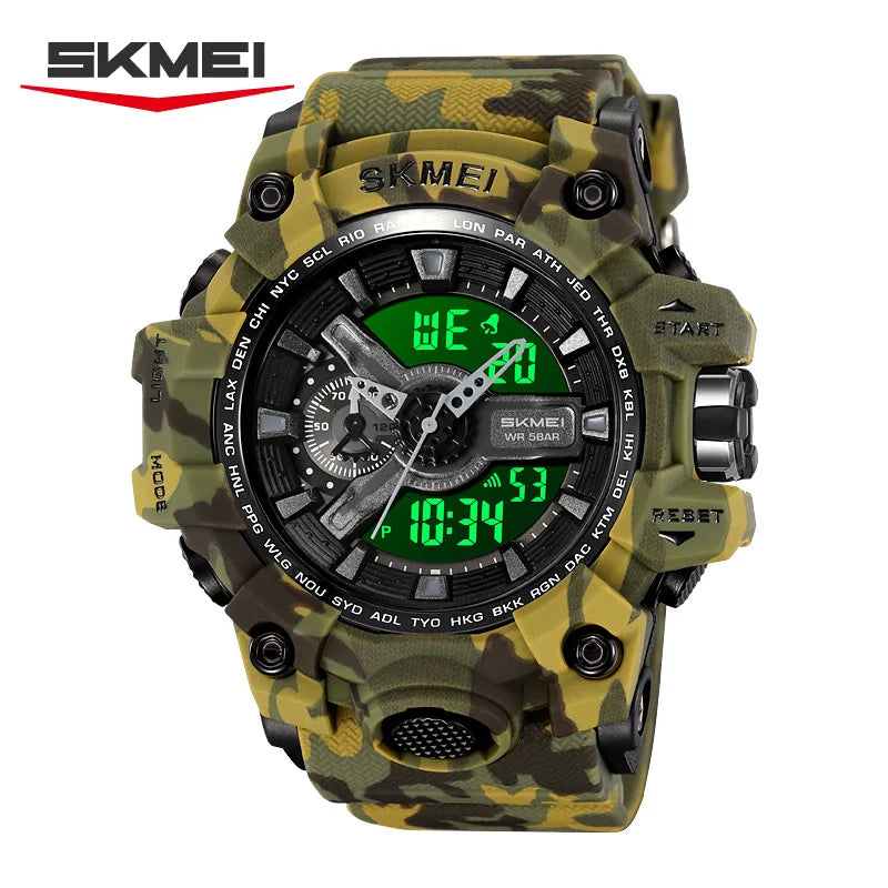 SKMEI  G Style Shock Waterproof Swimming Male Watch Sport Brand Electronic Watch Digital Couple Wristwatches