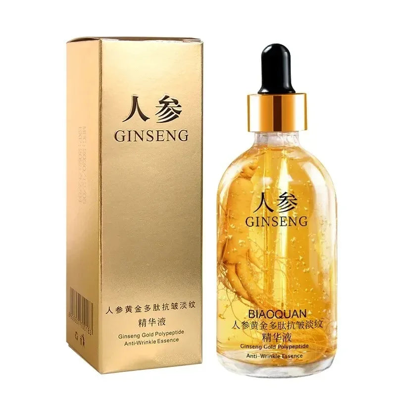 100ml 24k黄金玻尿酸烟酰胺面部精华液面部提拉胶原蛋白精华护肤精华液