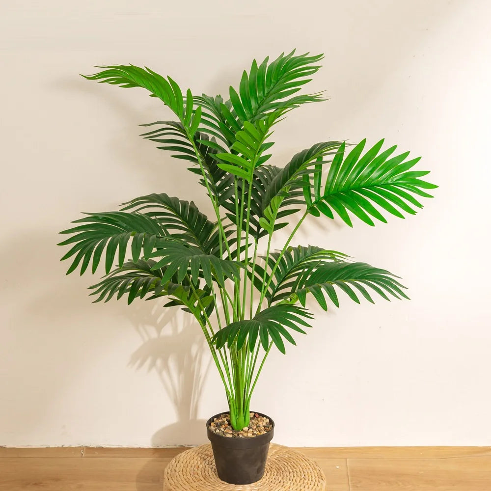 Simulation Palm Trees Areca Palm Fake Potted Plants Floor-Standing Home Interior Decoration Fake Trees Artificial Green Plants