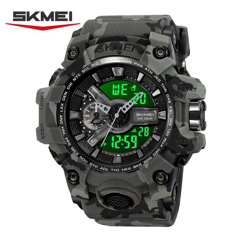 SKMEI  G Style Shock Waterproof Swimming Male Watch Sport Brand Electronic Watch Digital Couple Wristwatches