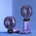 Rechargeable USB Handheld Portable Mini Fan with Foldable Cooling Fan 5 Speed for Students Car Office Desk Outdoor for Gift