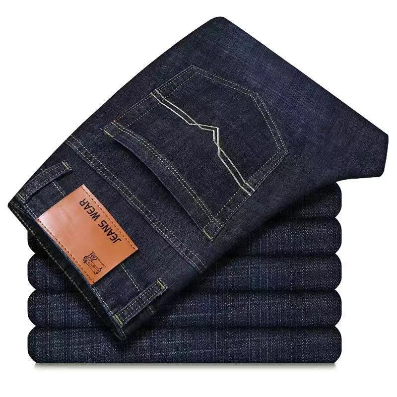 Jeans Factory Direct Sales Summer and Autumn New Slim Straight Boys Trousers Casual Breathable Wear Men's Pants Denim Jeans