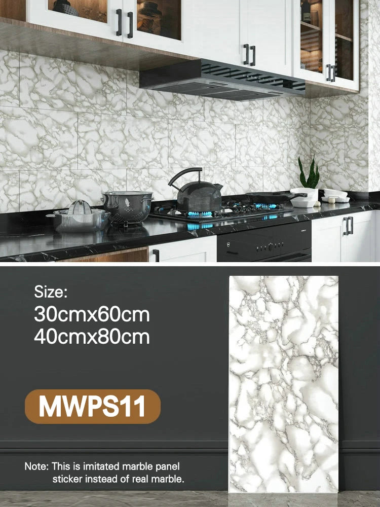 Modern High Glossy PVC Wall Panels Marble Look Eco-Friendly Non-Toxic Soundproof Geometric Waterproof Entertainment Living Room