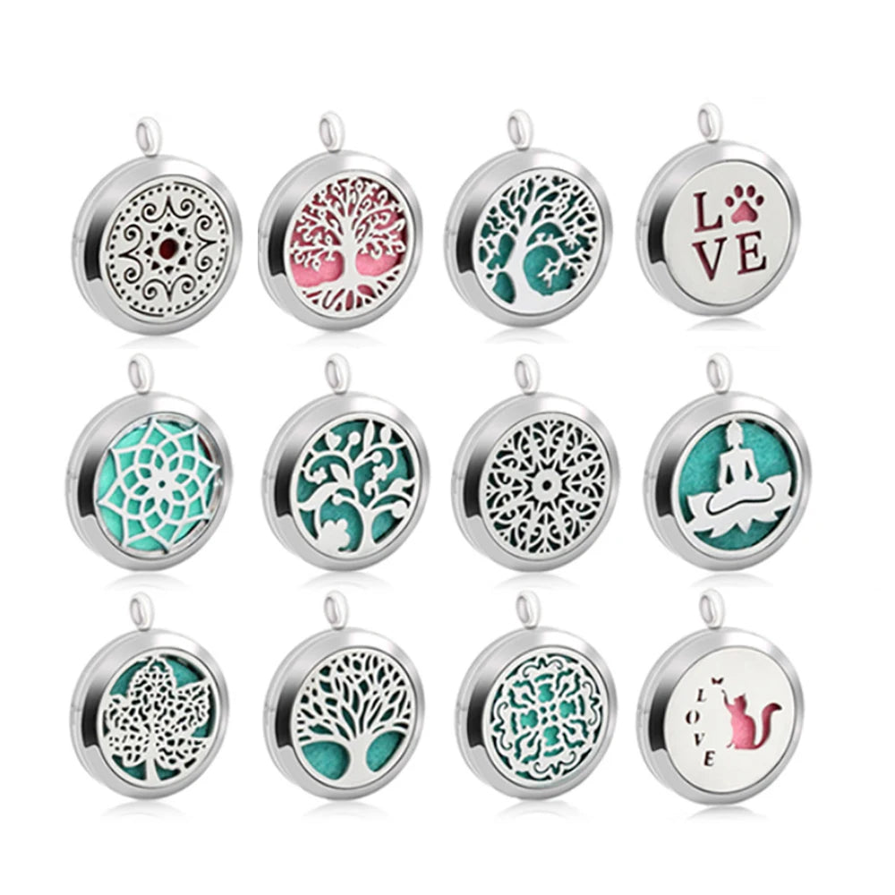 Essential Oil Diffuser Necklace – Stainless Steel Life Tree Pendant

Bring calm and elegance wherever you go with this beautifully crafted Life Tree aromatherapy pendant.