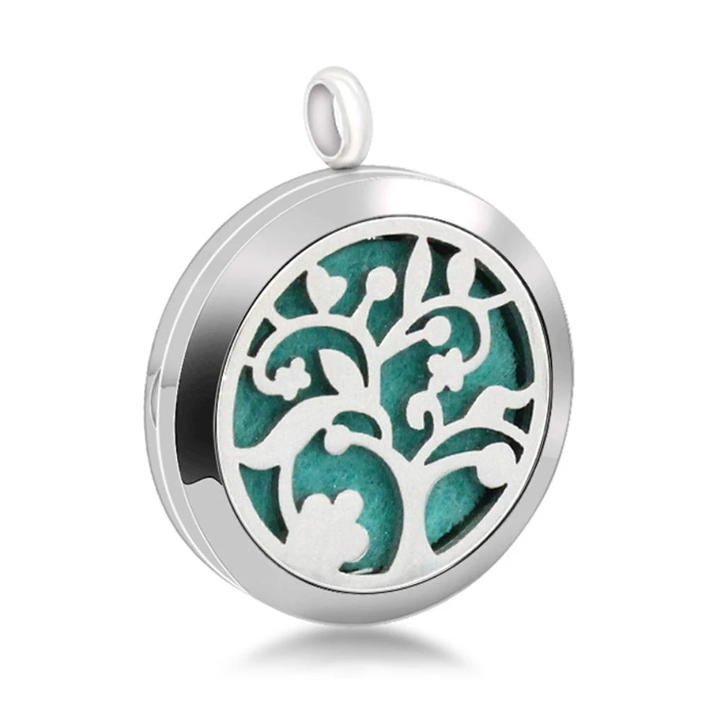Essential Oil Diffuser Necklace – Stainless Steel Life Tree Pendant

Bring calm and elegance wherever you go with this beautifully crafted Life Tree aromatherapy pendant.