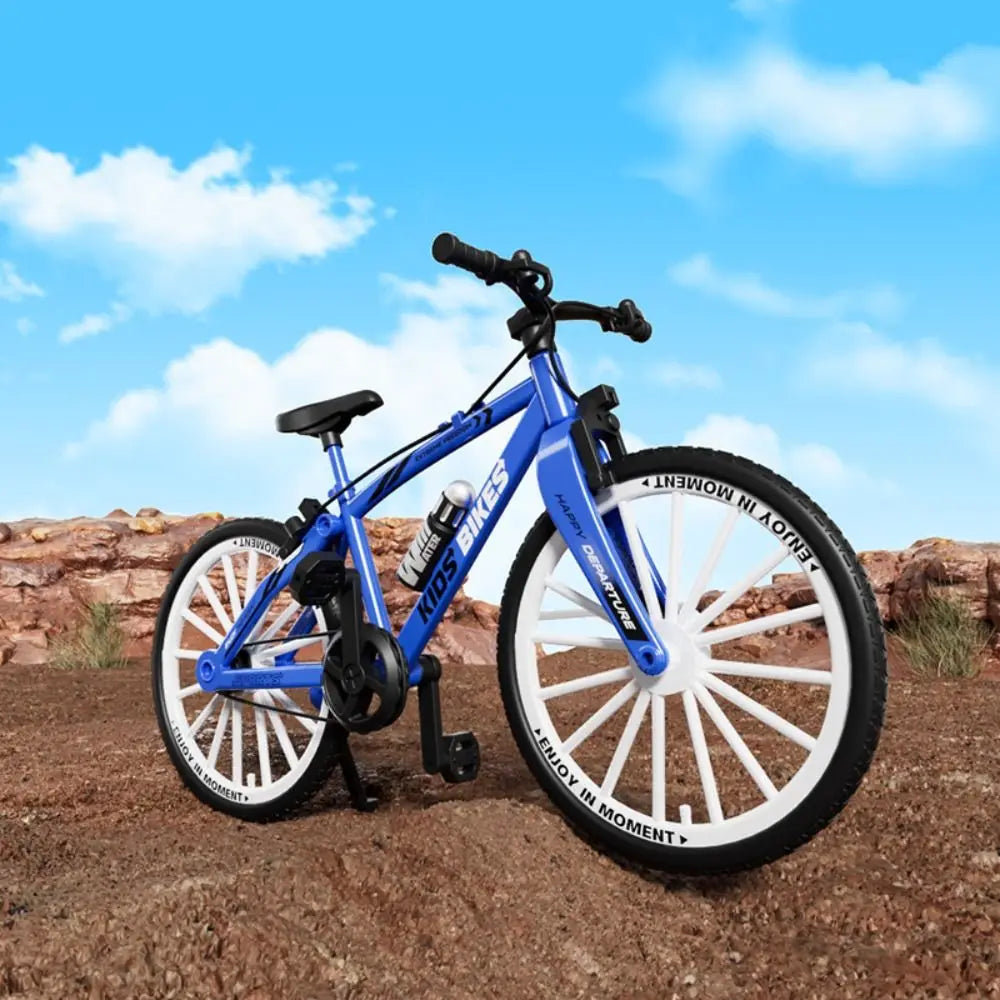 Simulation Mountain Bike Model Home Decor 1：10 Scale Off-Road Racing Bicycle Plastic Material Alloy Bicycle Toy Collection