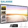 60 100 120 150Inch Simple Foldable Projector Screen 16:9 Outdoor 4K Full HD Projection Screen Curtain for Home Theater for HY300