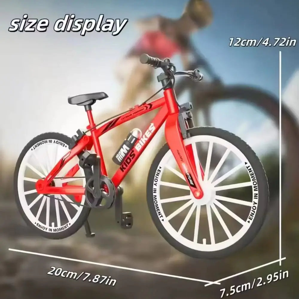 Simulation Mountain Bike Model Home Decor 1：10 Scale Off-Road Racing Bicycle Plastic Material Alloy Bicycle Toy Collection