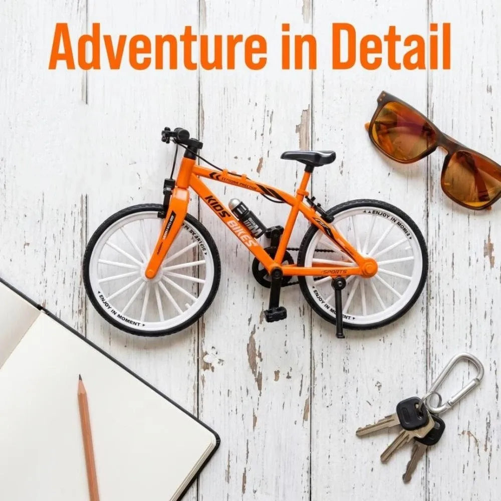 Simulation Mountain Bike Model Home Decor 1：10 Scale Off-Road Racing Bicycle Plastic Material Alloy Bicycle Toy Collection